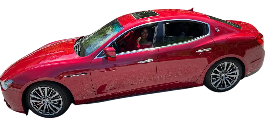 Red car available through GetOkuwaHost